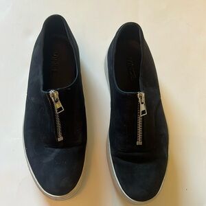 Vince platform slip-ons